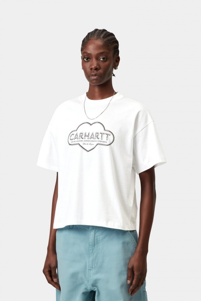 Carhartt S/S Cloud Heart T-Shirt - White
