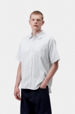 Carhartt S/S Keene Shirt - Keene Stripe, White
