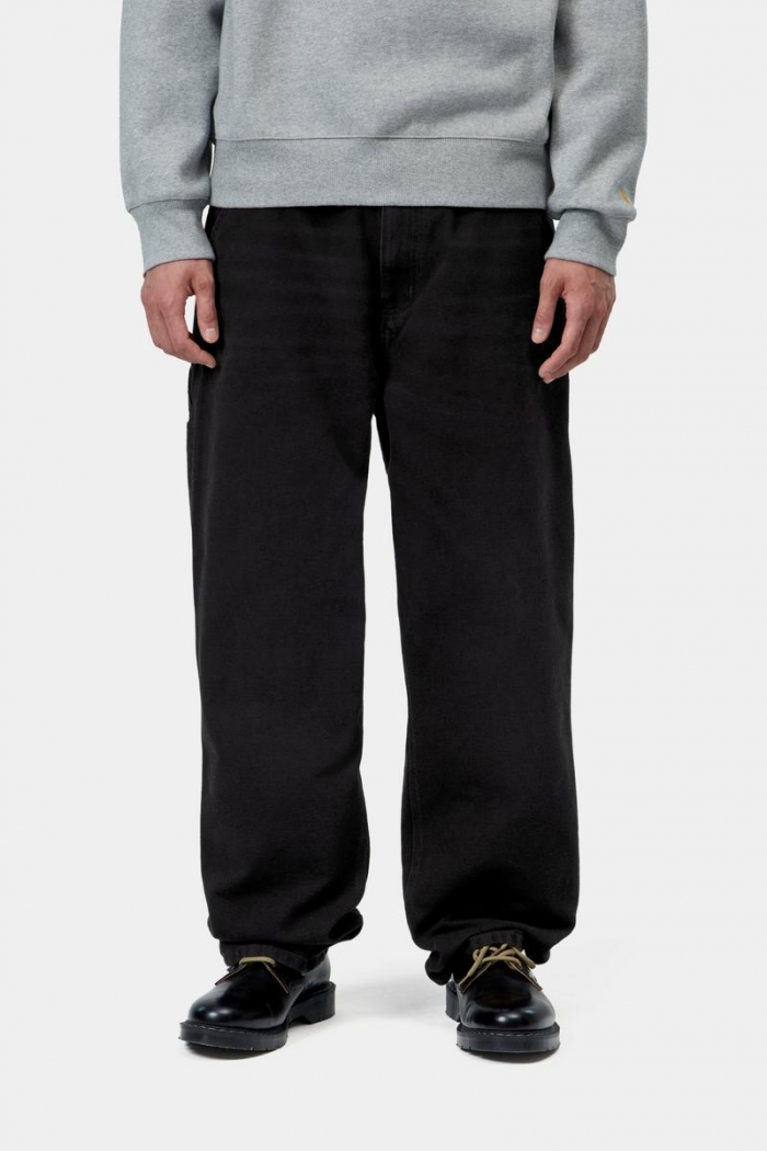 Carhartt Single Knee Pant - Black, Stone canvas