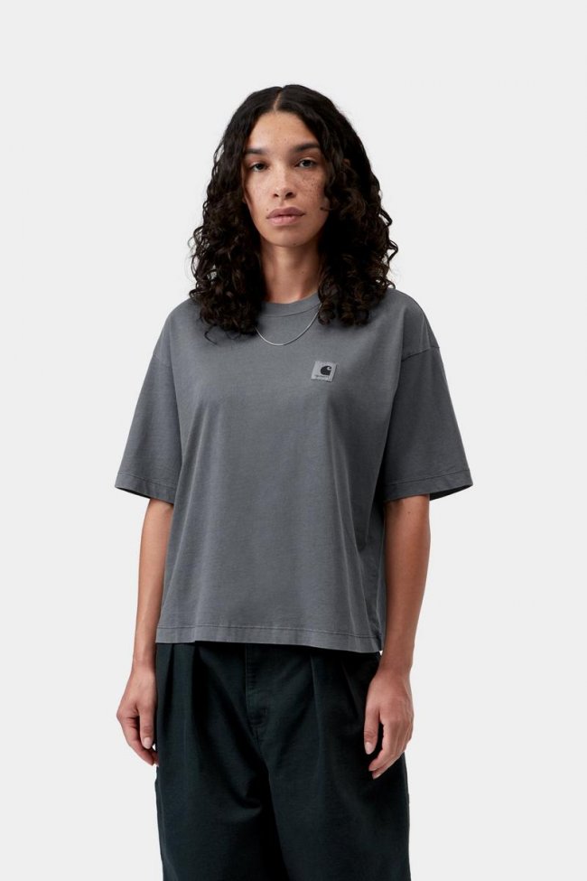 Carhartt S/S Nelson T-Shirt - Styx, Garment dyed