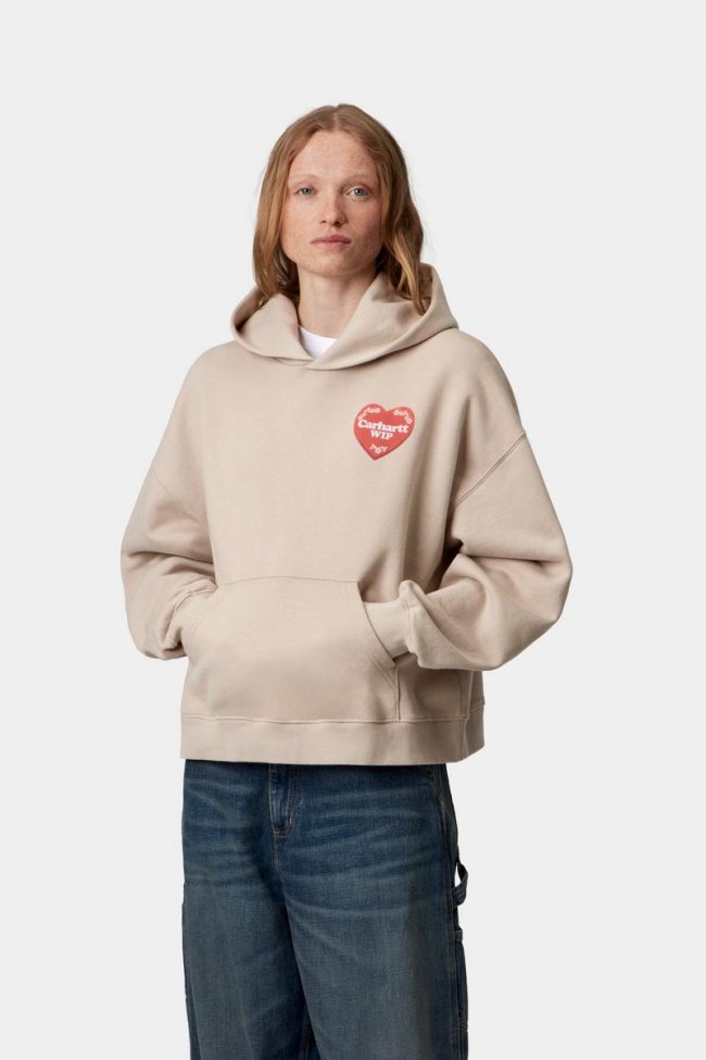 Carhartt Hooded Hartt Case Sweatshirt - Fleur De Sel