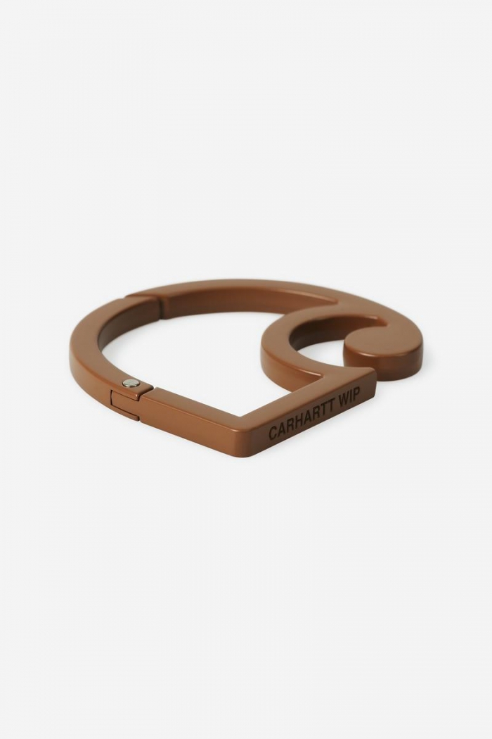 Carhartt C-Logo Carabiner - Brown