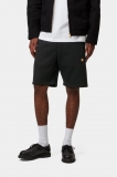 Carhartt Chase Sweat Short - Black / Gold Carhartt Chase Sweat Short - Black / Gold