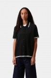 Carhartt W’ S/S Ramsey Knit Shirt - Black Carhartt W’ S/S Ramsey Knit Shirt - Black