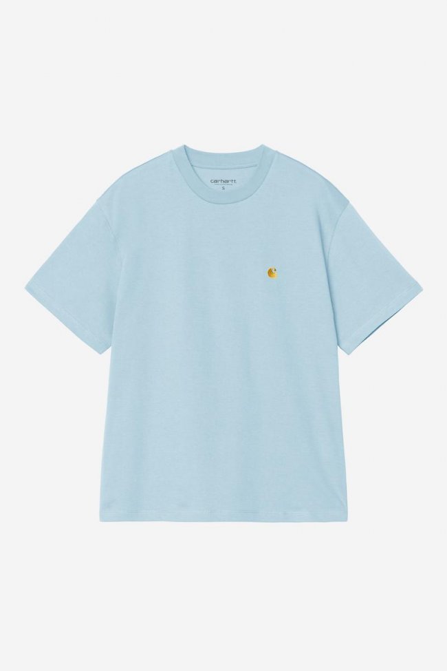 Carhartt S/S Chase T-Shirt - Tourmaline / Gold