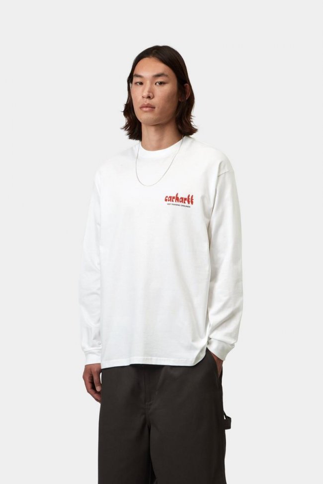 Carhartt L/S Framework T-Shirt - White