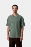 Carhartt S/S Wayne Polo - Dark Scarab, Garment dyed Carhartt S/S Wayne Polo - Dark Scarab, Garment dyed