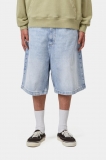 Carhartt Brandon Short - Blue, Heavy worn bleached Carhartt Brandon Short - Blue, Heavy worn bleached