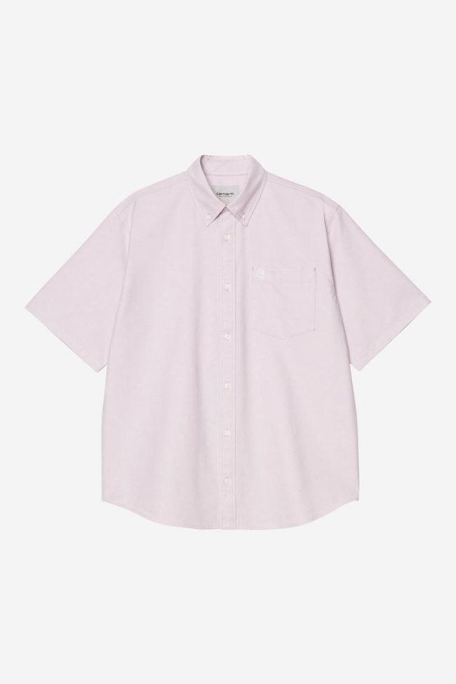Carhartt S/S Braxton Shirt - Gentle Purple / Wax Carhartt S/S Braxton Shirt - Gentle Purple / Wax