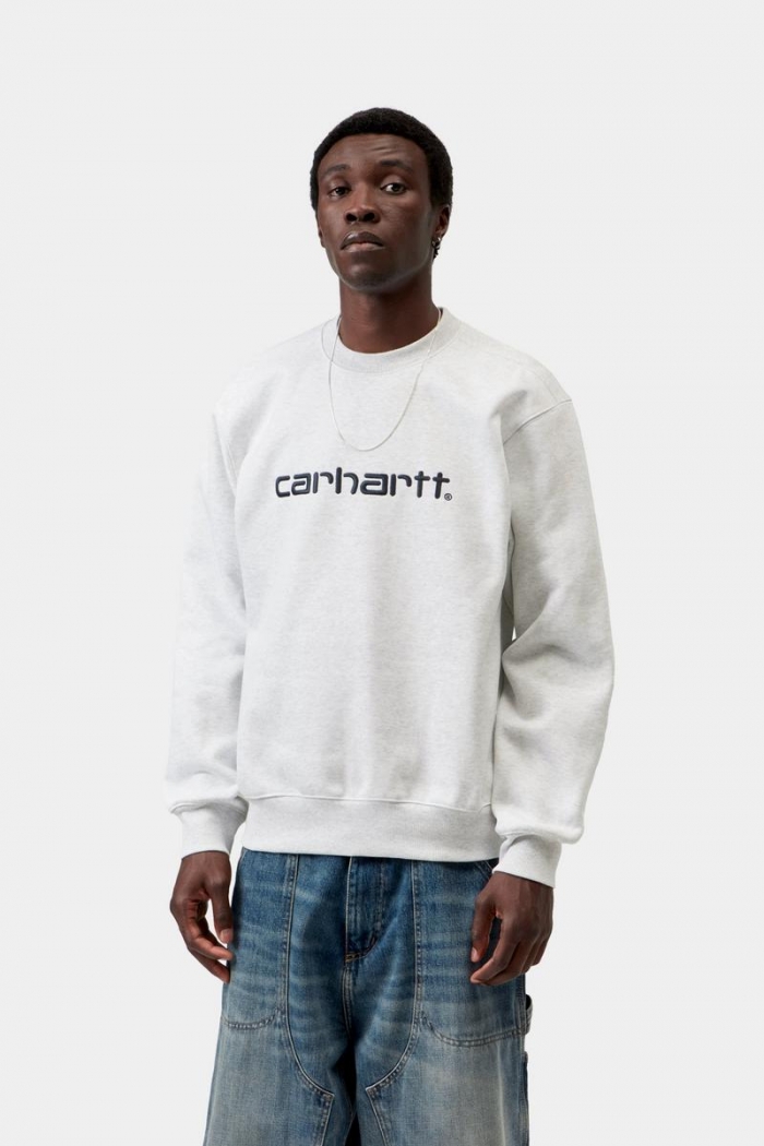 Carhartt Sweatshirt - Ash Heather / Graphite