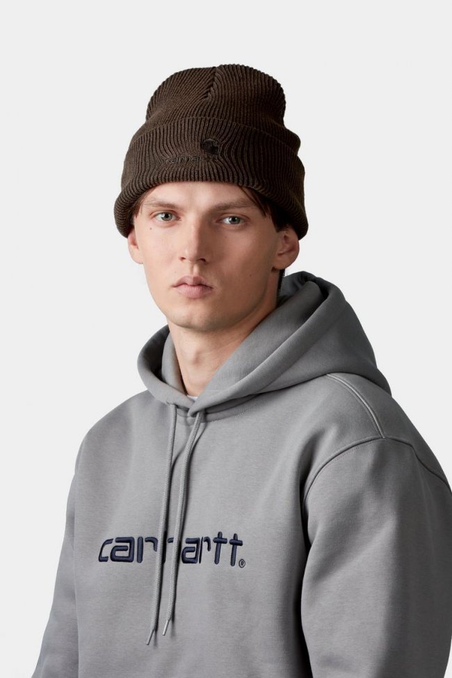 Carhartt Lambert Beanie - Tobacco, Moon wash