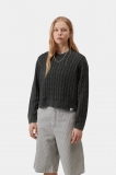 Carhartt Carter Sweater - Black, Garment dyed Carhartt Carter Sweater - Black, Garment dyed