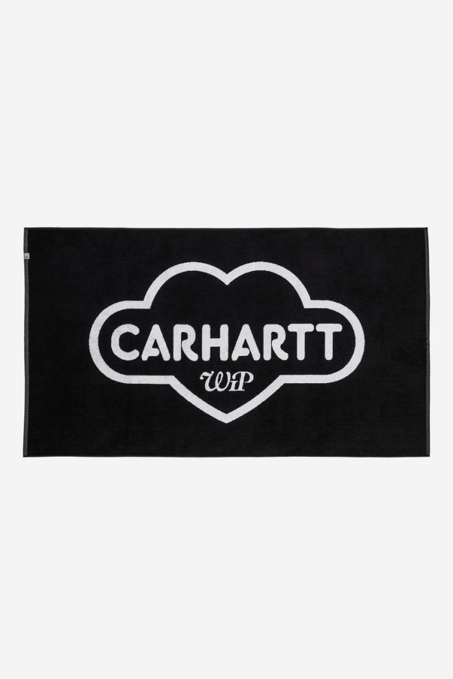 Carhartt Cloud Heart Towel - Black / White