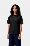 Carhartt S/S Script Embroidery T-Shirt - Black / White Carhartt S/S Script Embroidery T-Shirt - Black / White