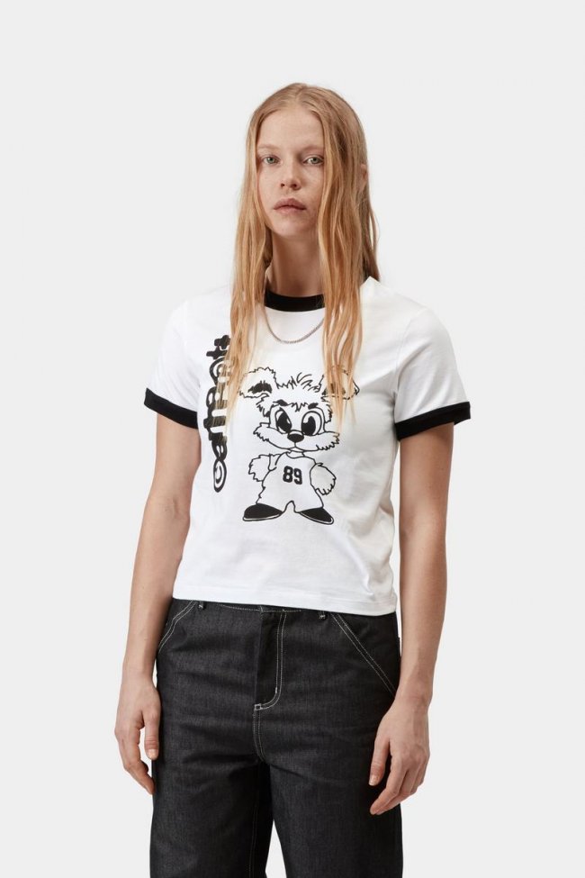 Carhartt S/S IP Ringer T-Shirt - White / Black