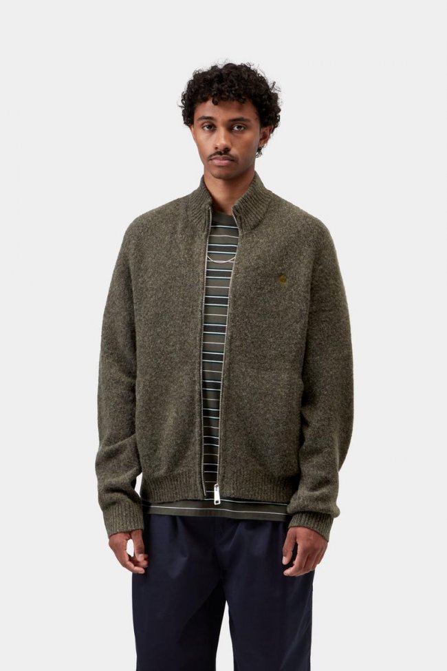 Carhartt Curtis Sweater Jacket - Tangled Shungite Carhartt Curtis Sweater Jacket - Tangled Shungite