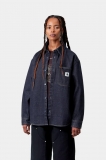 Carhartt Marly Shirt Jac - Blue, Rinsed Carhartt Marly Shirt Jac - Blue, Rinsed