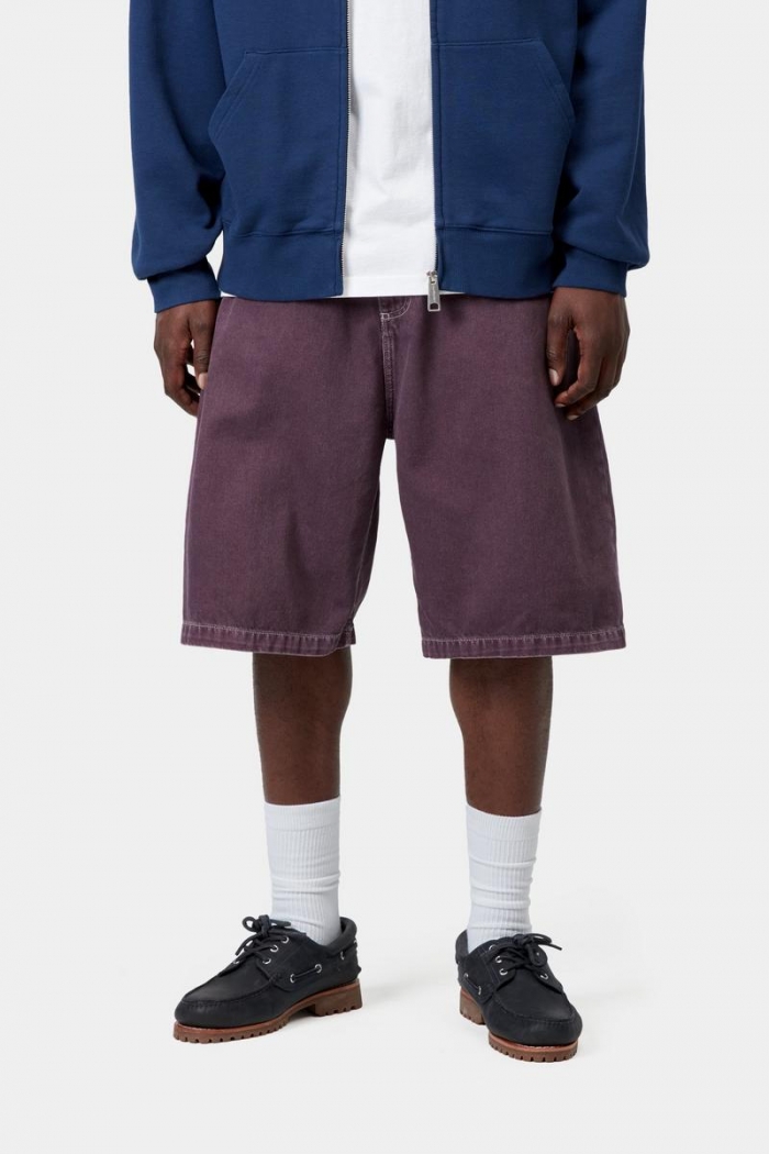 Carhartt Brandon Short - Cozy Purple, Stone dyed