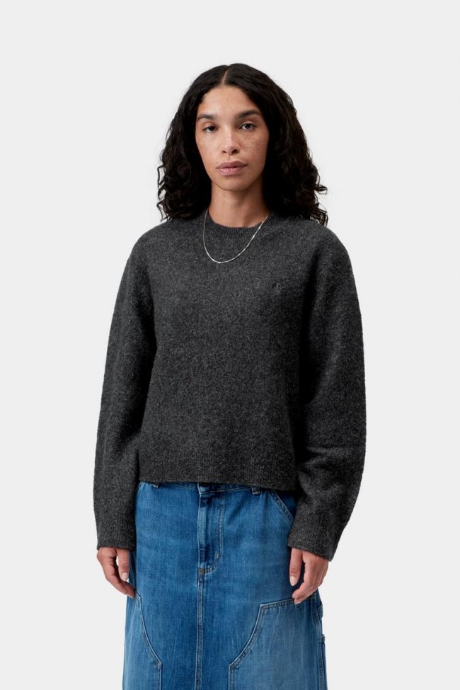 Carhartt Curtis Sweater - Tangled Black Carhartt Curtis Sweater - Tangled Black