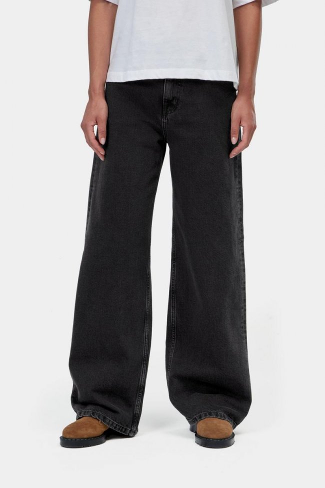 Carhartt Jane Pant - Black, Heavy stone wash