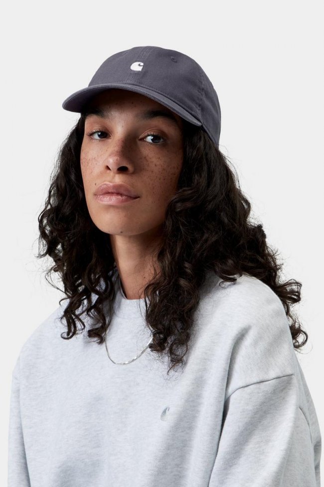 Carhartt Madison Logo Cap - Shady Purple / White
