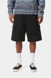 Carhartt Kade Cargo Short - Black, Stone washed Carhartt Kade Cargo Short - Black, Stone washed