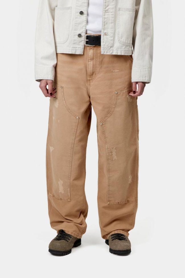 Carhartt Brandon Double Knee Pant - Hamilton Brown, Grind wash Carhartt Brandon Double Knee Pant - Hamilton Brown, Grind wash