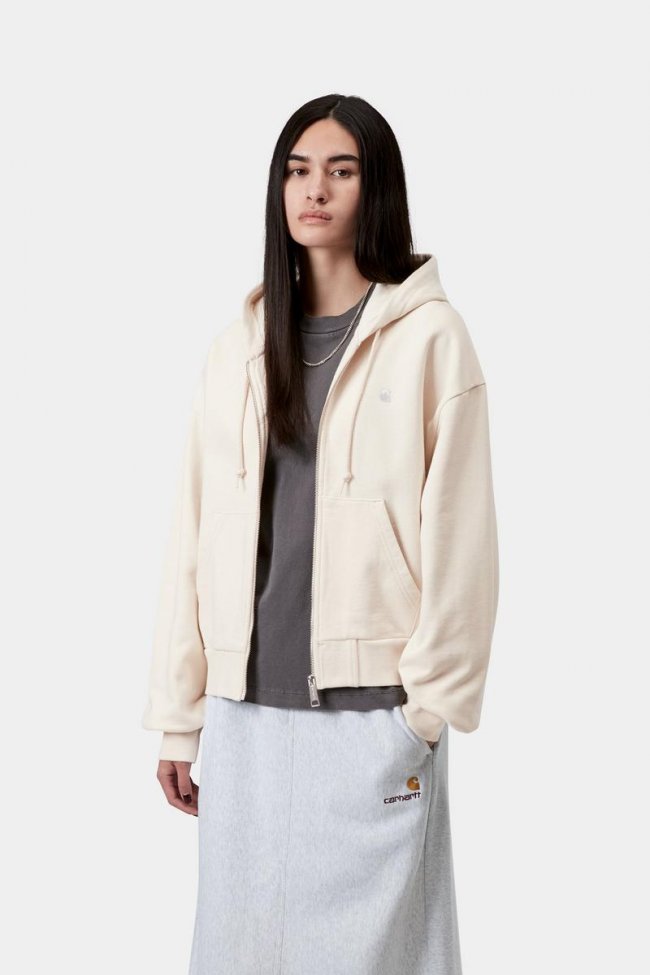 Carhartt Hooded Casey Jacket - Natural / Silver