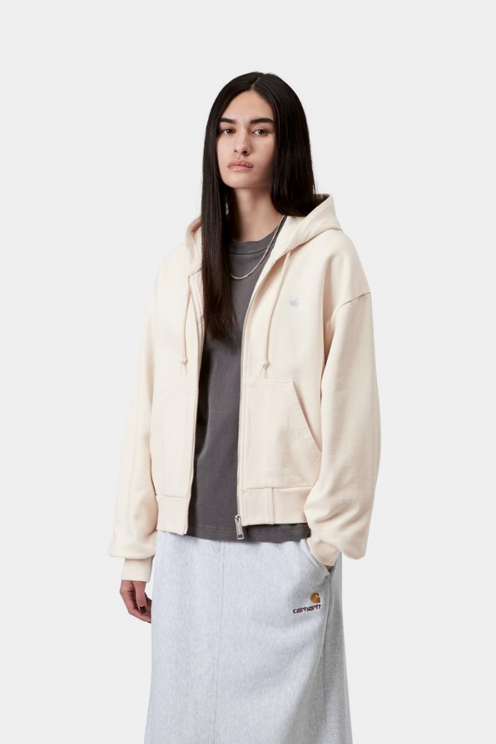 Carhartt Hooded Casey Jacket - Natural / Silver
