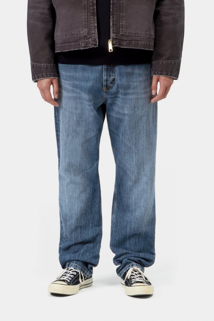 Carhartt Marlow Pant - Blue, Marble used wash