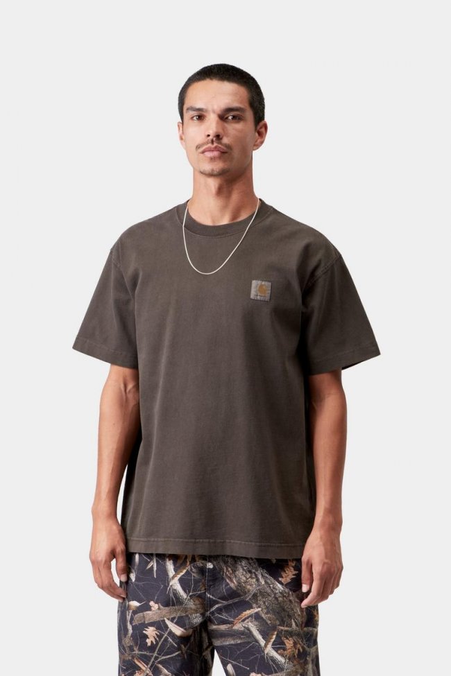 Carhartt S/S Vista T-Shirt - Tobacco, Garment dyed