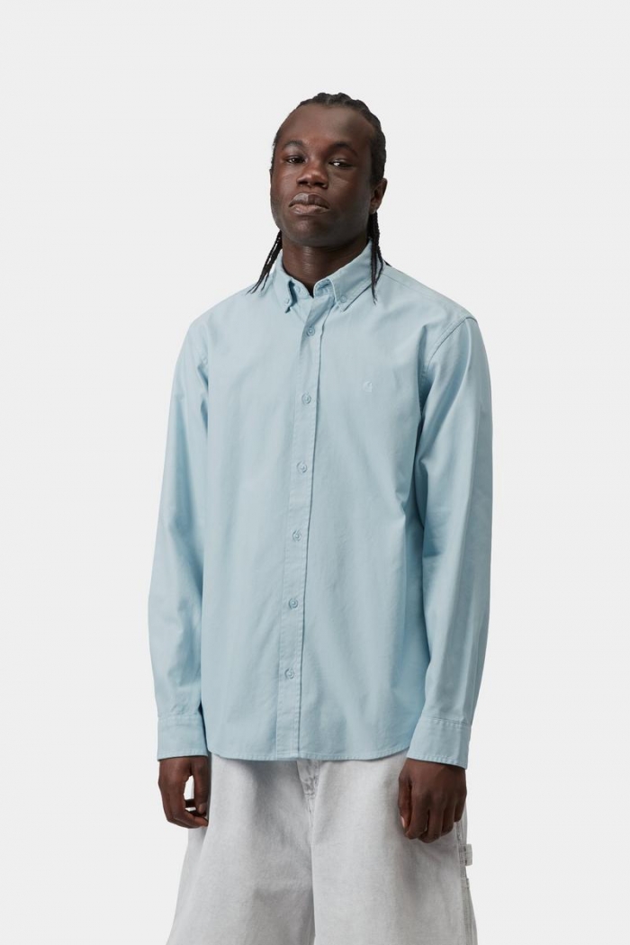 Carhartt L/S Bolton Shirt - Icaria, Garment dyed
