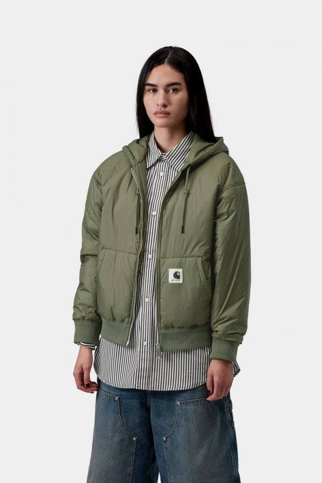 Carhartt Hooded Gadd Jacket - Dollar Green