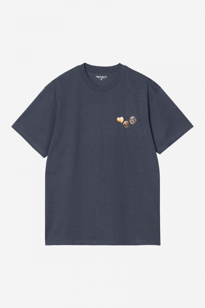 Carhartt S/S Button T-Shirt - Blue