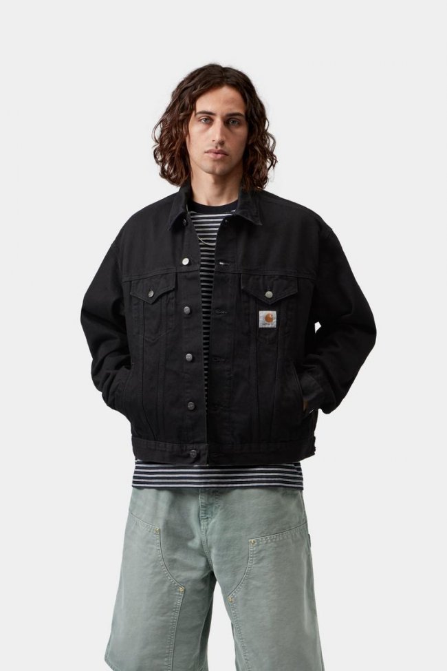 Carhartt Helston Jacket - Black, Rinsed Carhartt Helston Jacket - Black, Rinsed