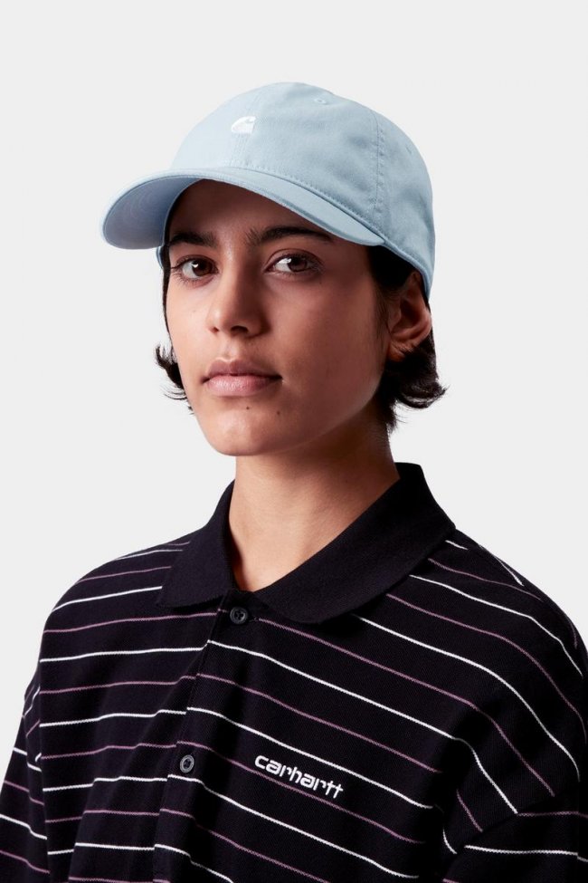 Carhartt Madison Logo Cap - Tourmaline / White