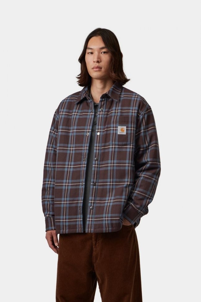 Carhartt Baird Shirt Jac - Baird Check, Palisander
