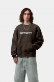 Carhartt Painter Sweatshirt - Tobacco, Destroy wash, splatter Carhartt Painter Sweatshirt - Tobacco, Destroy wash, splatter
