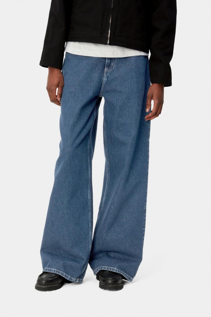 Carhartt Jens Pant - Blue, Stone washed