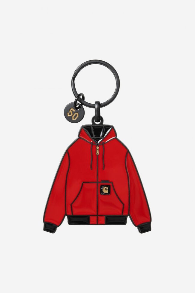 Carhartt OG Active Jacket 50th Anniversary Edition Keychain - USA Red
