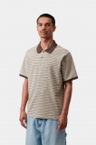 Carhartt S/S Dion Polo - Dion Stripe, Wax Carhartt S/S Dion Polo - Dion Stripe, Wax