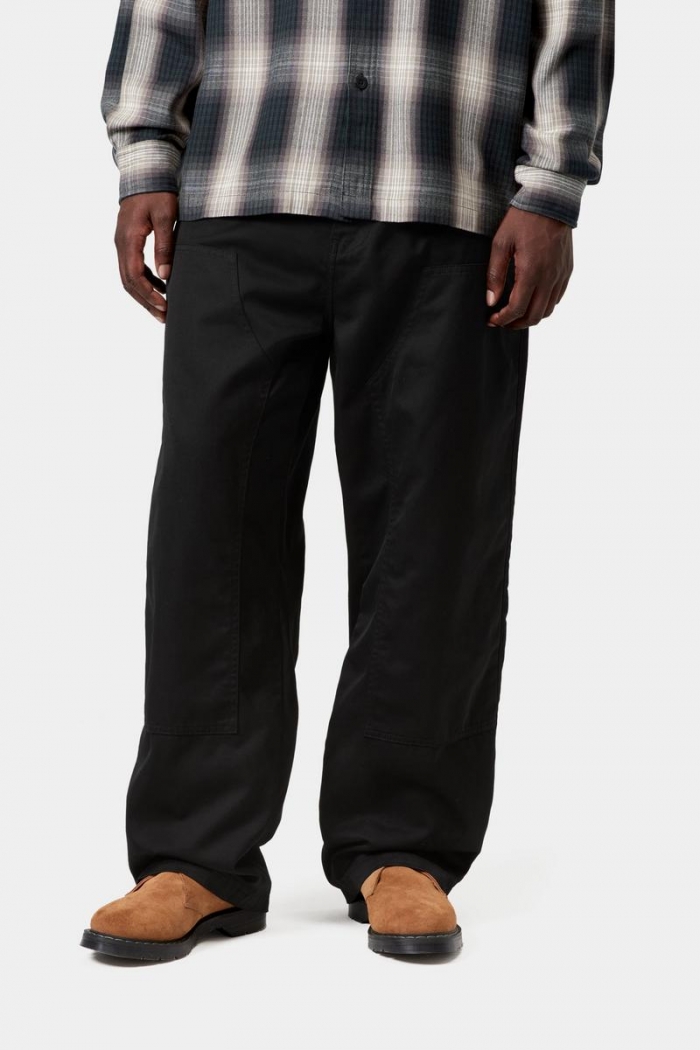 Carhartt Brady Double Knee Chino Pant - Black, Rinsed