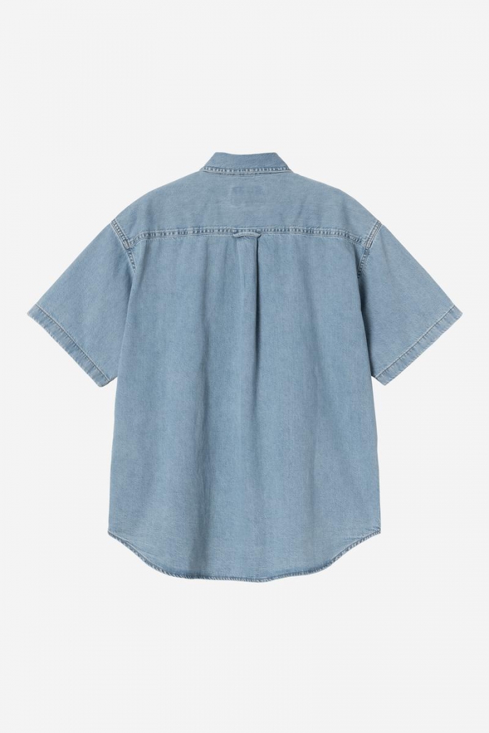 Carhartt S/S Lucas Shirt - Blue, Bleached