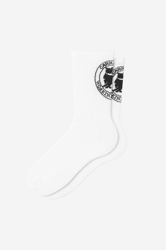 Carhartt Hugging Cats Socks - White