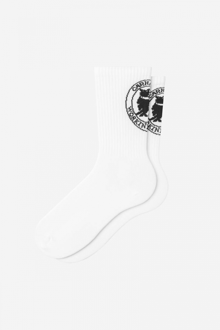 Carhartt Hugging Cats Socks - White