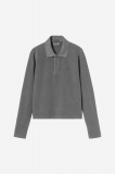 Carhartt L/S Dora Polo - Black, Garment dyed Carhartt L/S Dora Polo - Black, Garment dyed