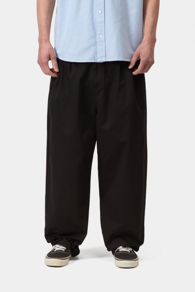 Carhartt Marv Pant - Black, Stone washed