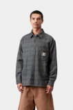 Carhartt L/S Bagley Shirt - Bagley Check, Black Carhartt L/S Bagley Shirt - Bagley Check, Black