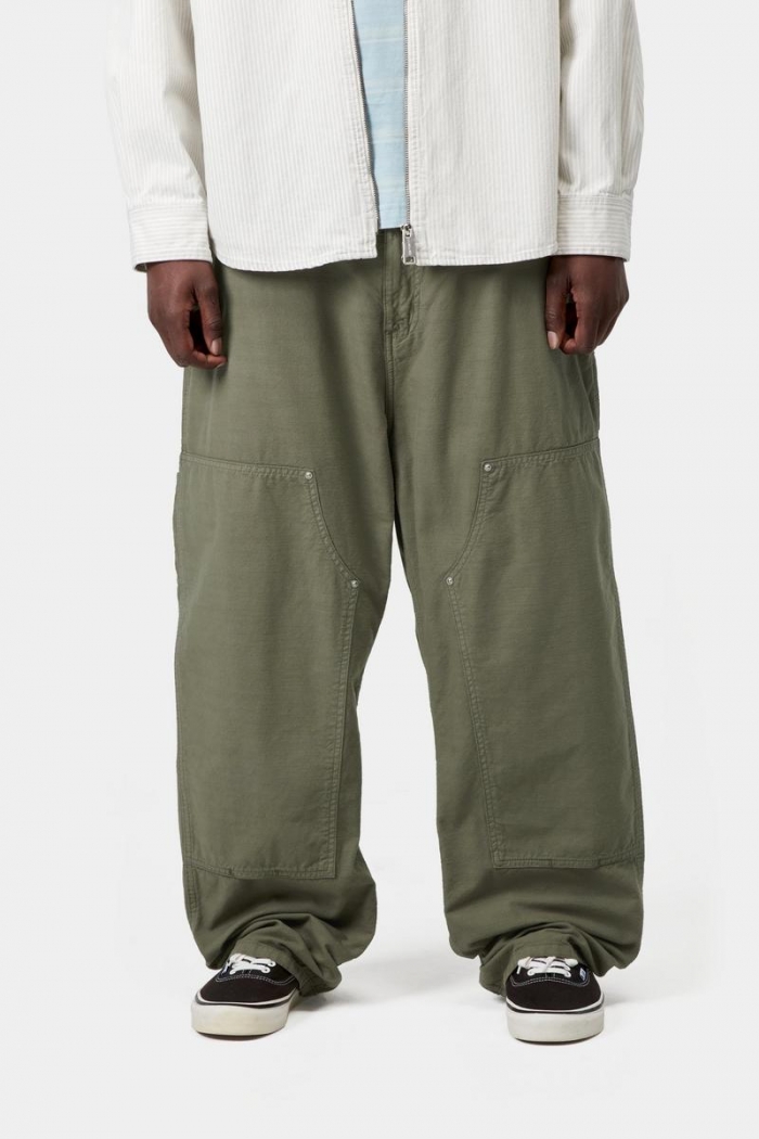 Carhartt Walter Double Knee Pant - Leaf, Garment dyed