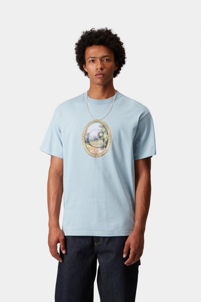 Carhartt S/S Mirror T-Shirt - Blue Fog